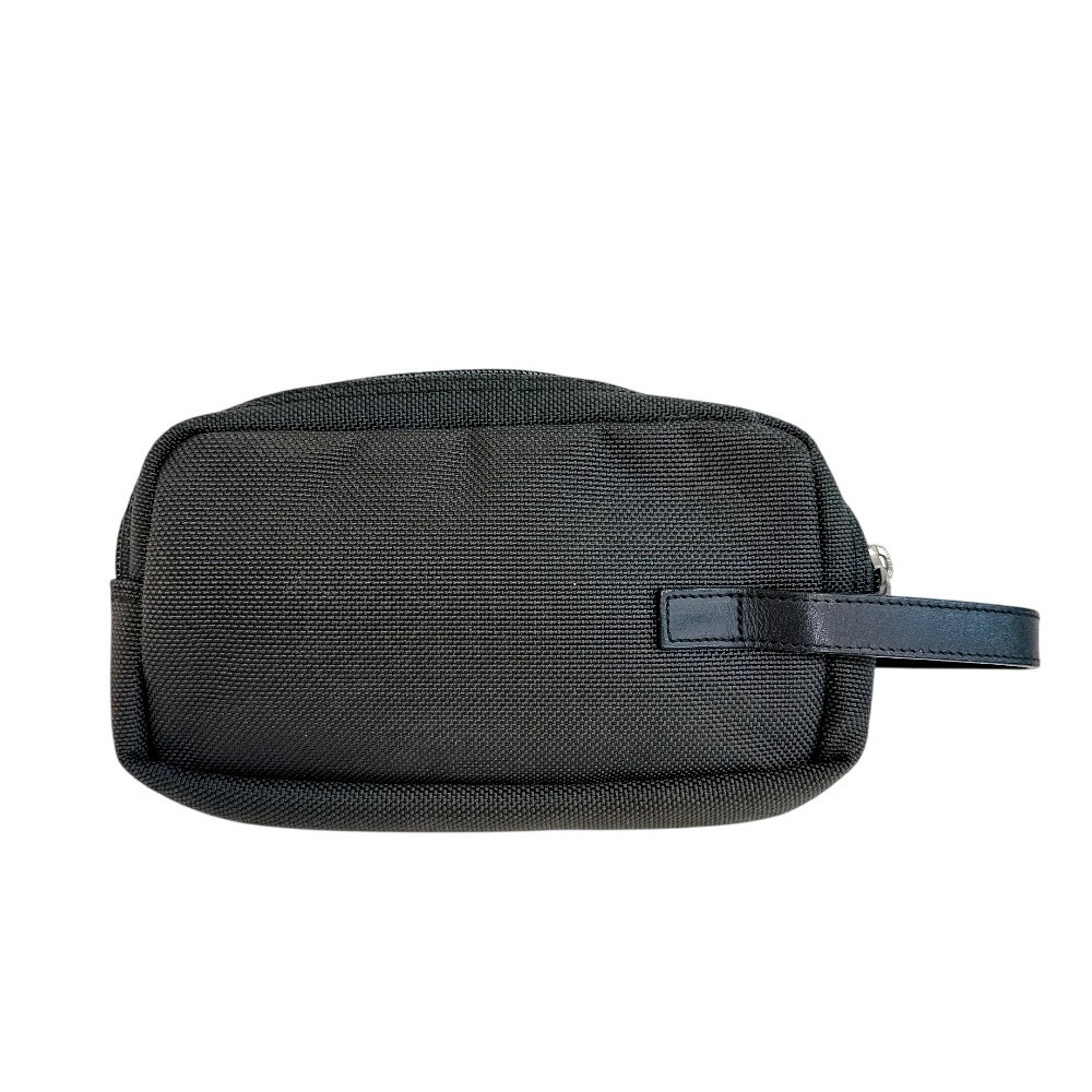 BURBERRY Clutch Check Shoulder Bag Handbag Black